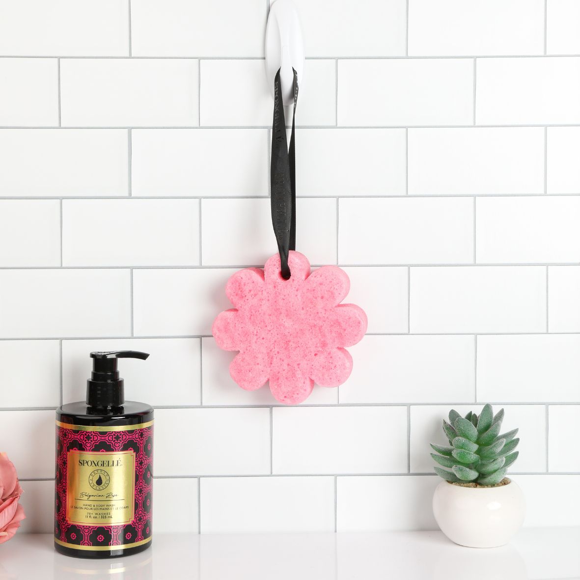 Wild Flower Body Wash Soap Sponge