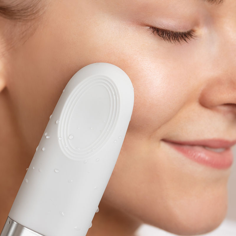 Silicone Facial Cleanser with Heated Massage