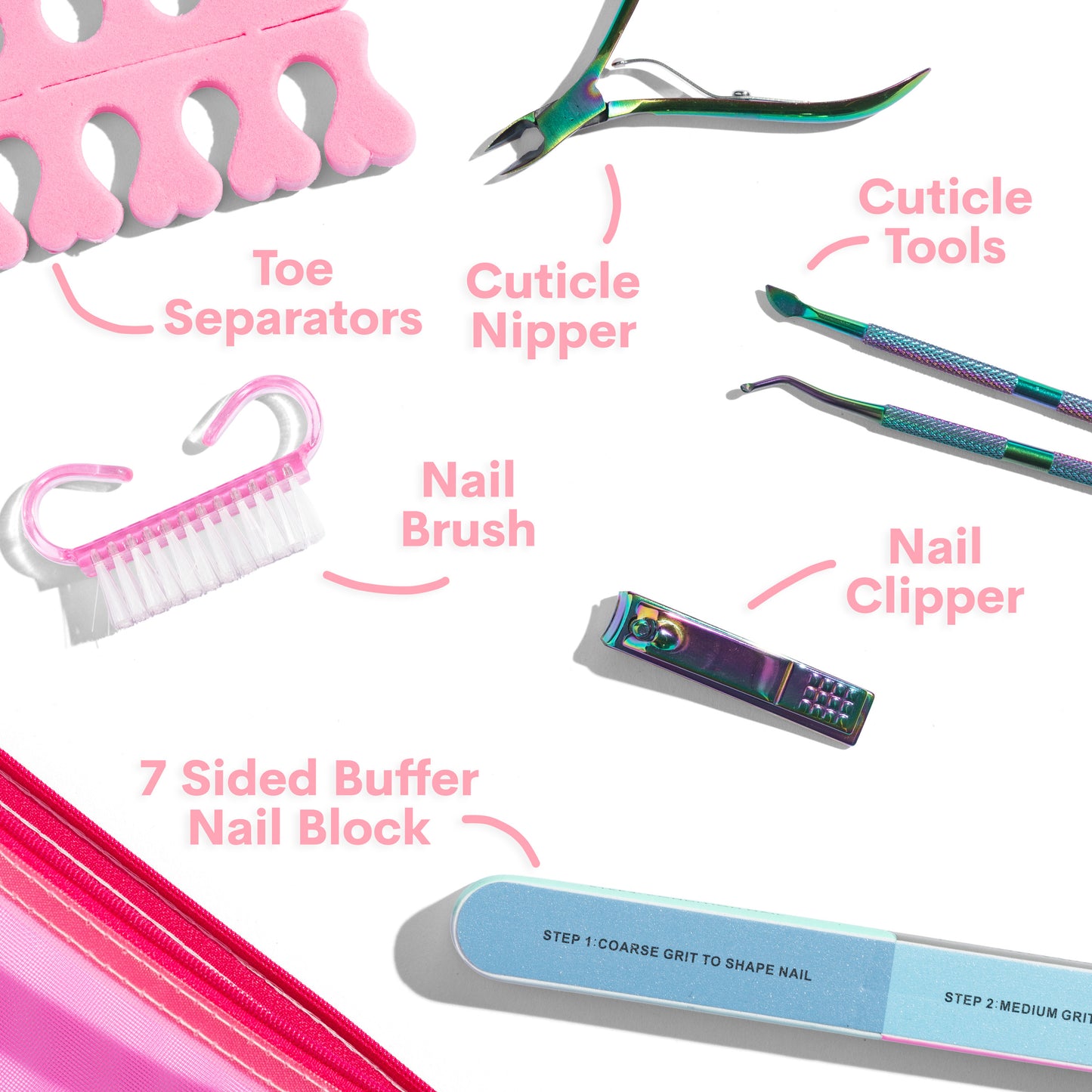 Ellodi 8 Piece Mani Pedi Set