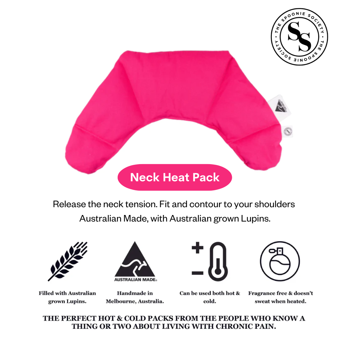 Stressed Neck Gift Pack : Neck Heat Pack + Face & Body Roller
