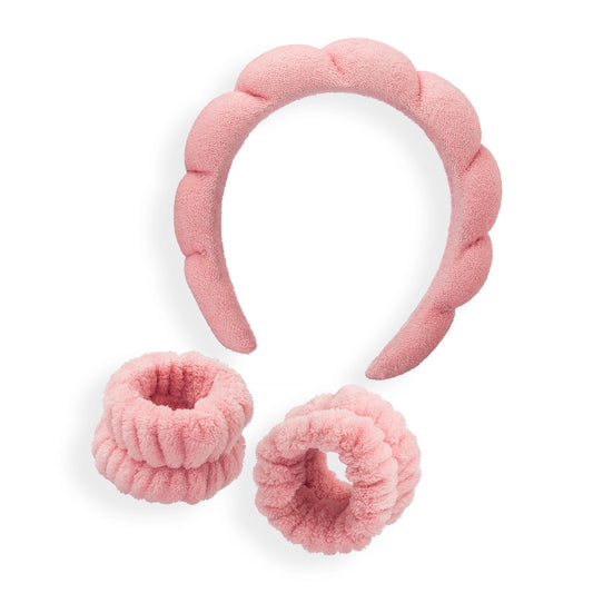 Ellodi Spa Wrist & Bubble Headband Set