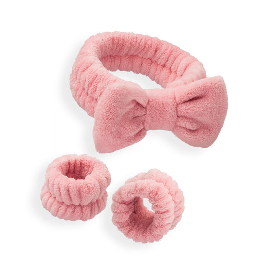 Ellodi Spa Wrist & Bow Headband Set