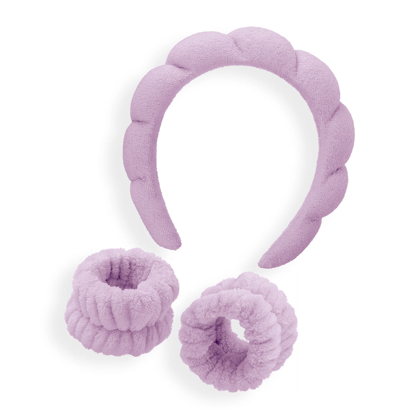 Ellodi Spa Wrist & Bubble Headband Set